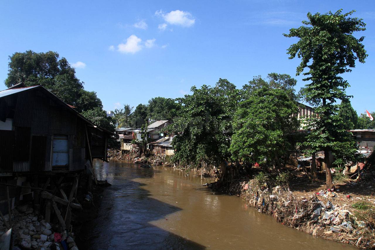 Lahan Normalisasi Ciliwung...