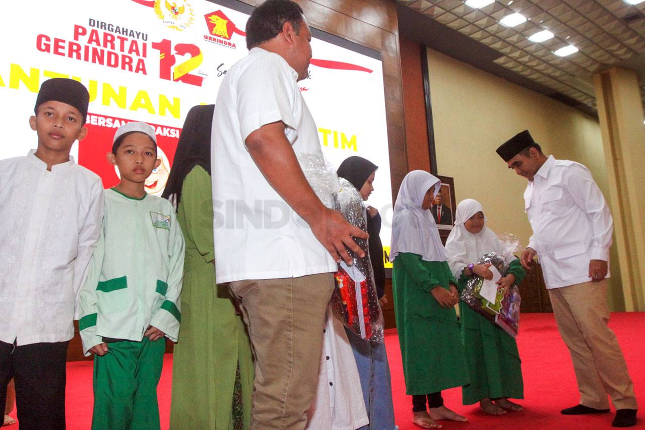 HUT Ke-12, Fraksi Gerindra...