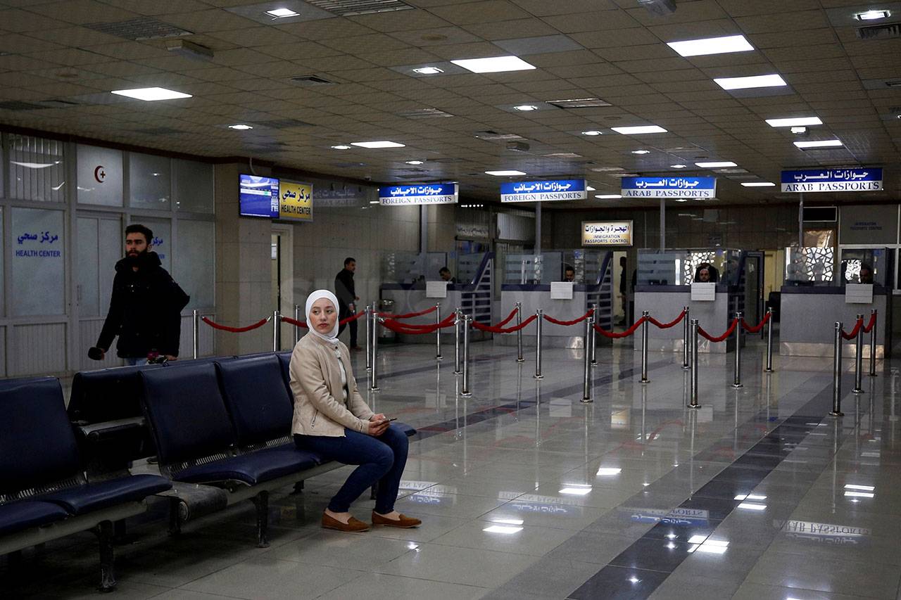 Bandara Aleppo Suriah...