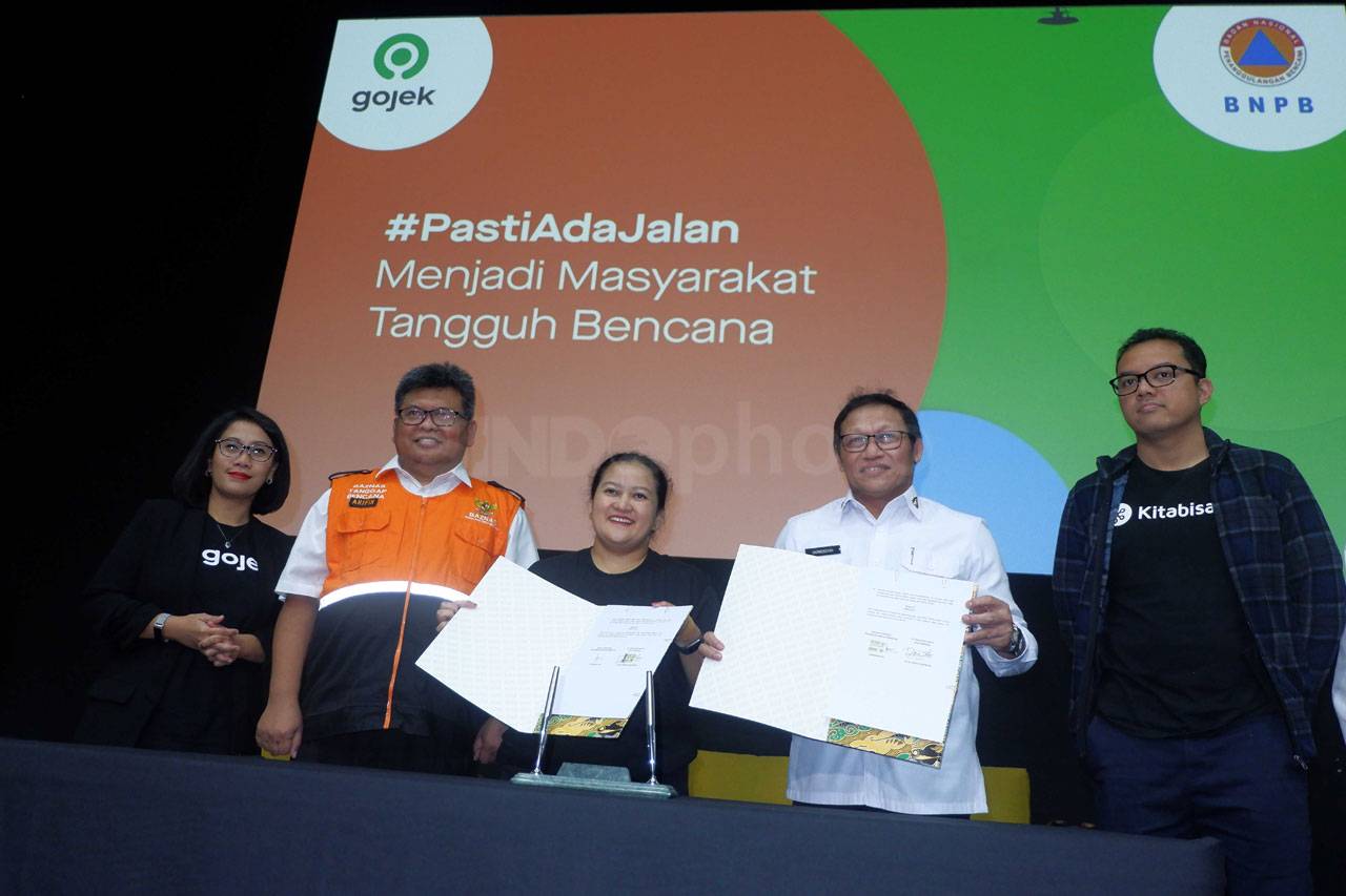 Gojek dan BNPB Jalin...
