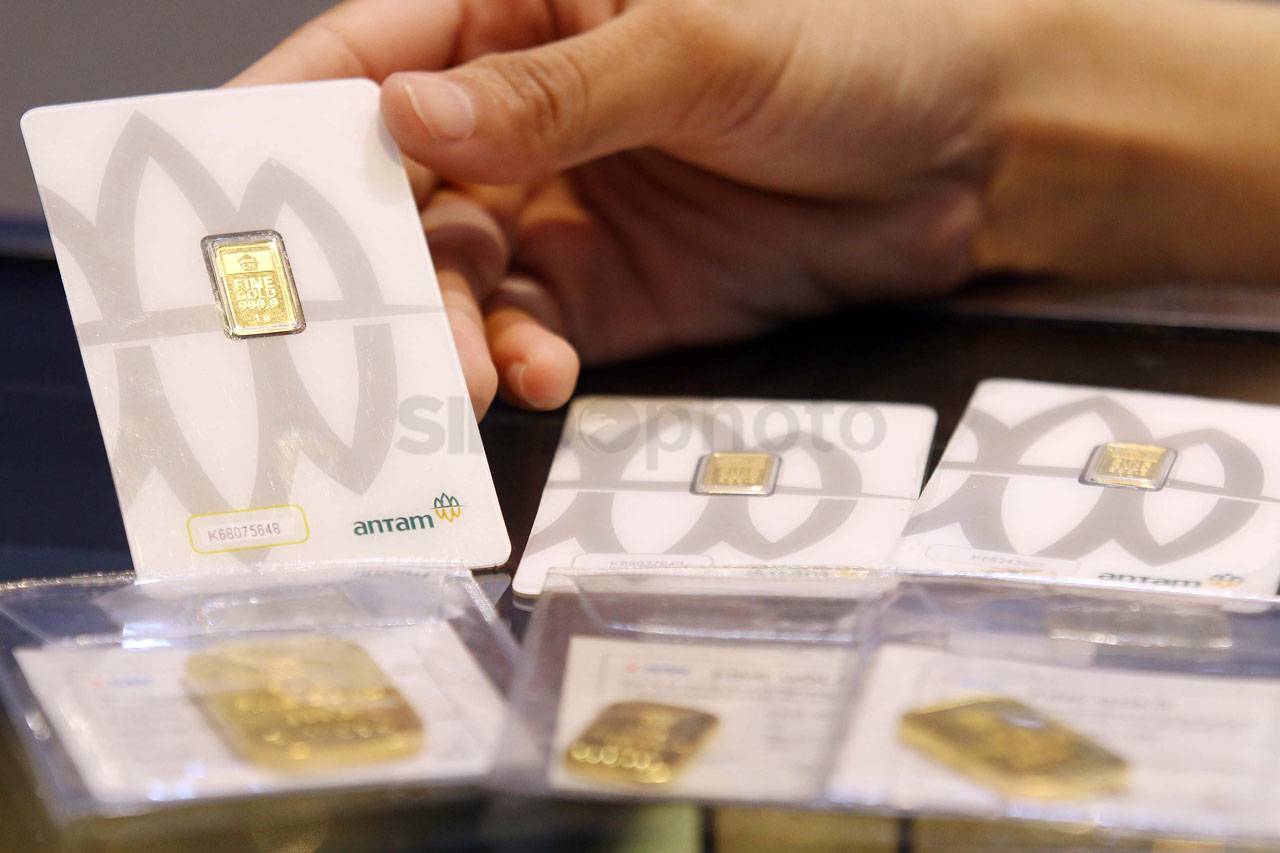 Harga Emas Antam Naik...