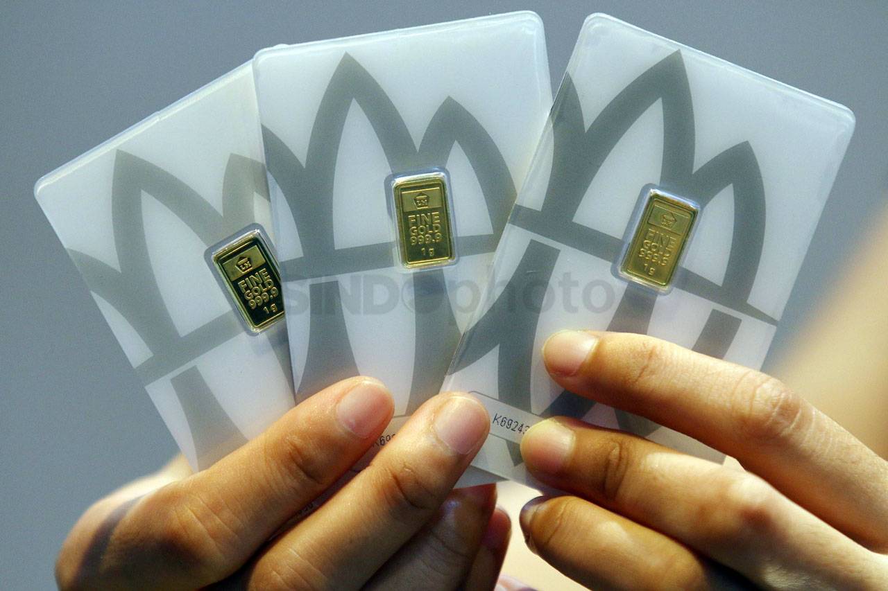 Harga Emas Antam Naik...