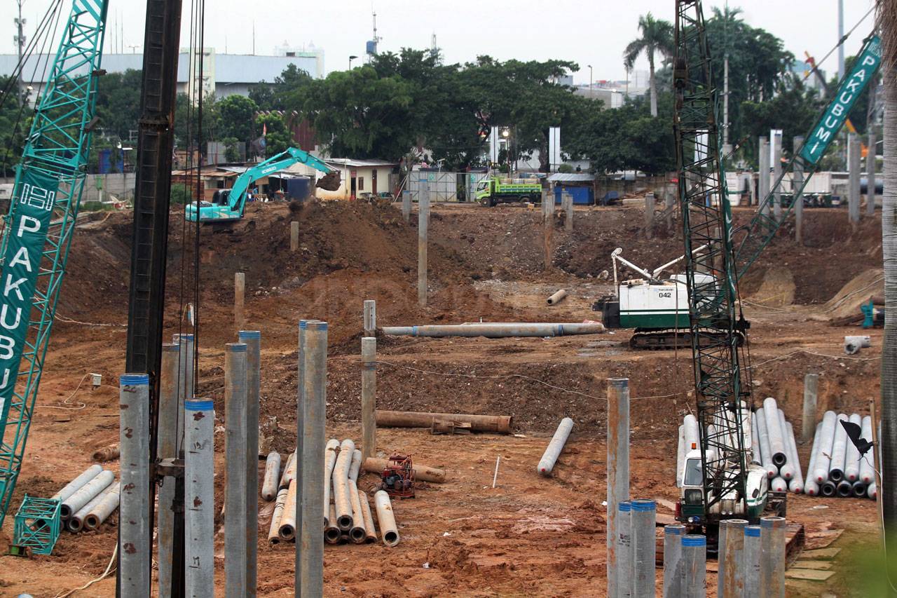 Pembangunan Proyek Pasar...