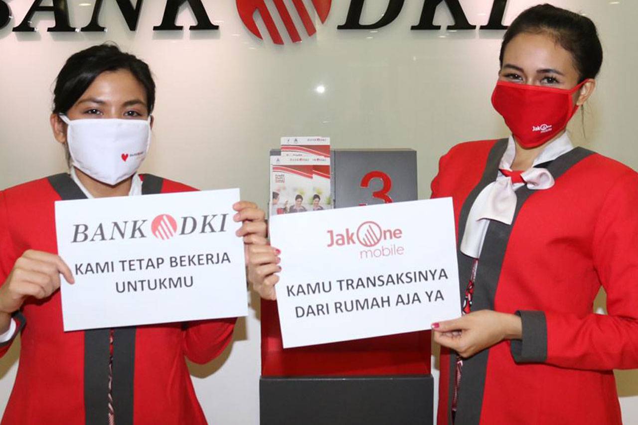 Cegah Corona, Bank DKI...