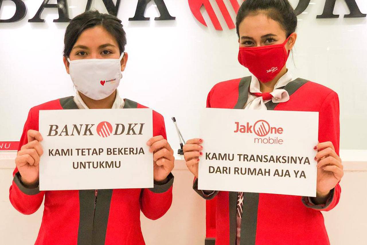 Cegah Corona, Bank DKI...