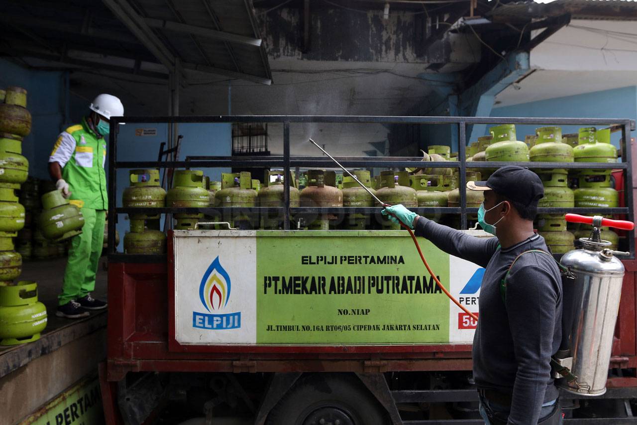 Tabung Gas Elpiji Disemprot...