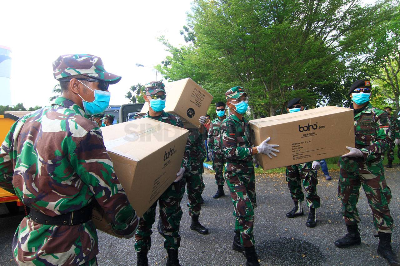 Bantuan APD dan Masker...
