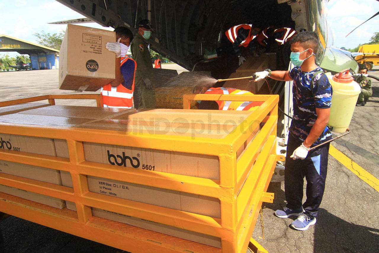 Bantuan APD dan Masker...